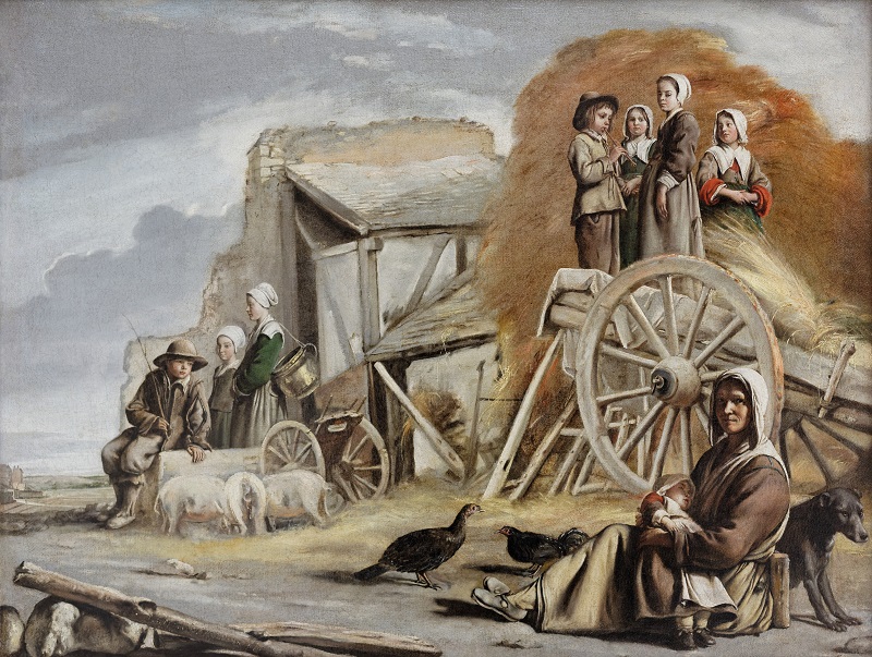 Louis Le Nain, La Charrette, 1641